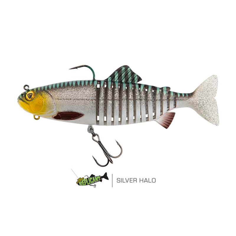 FOX RAGE - ULTRA UV JOINTED REPLICANT 20cm 8" 120g Silver Halo