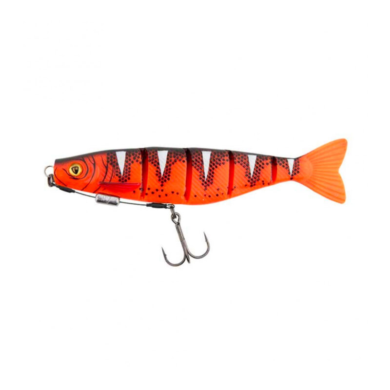 FOX RAGE - ULTRA UV PRO SHAD JOINTED 18cm 7" 52g 1/0 34kg Red Wake