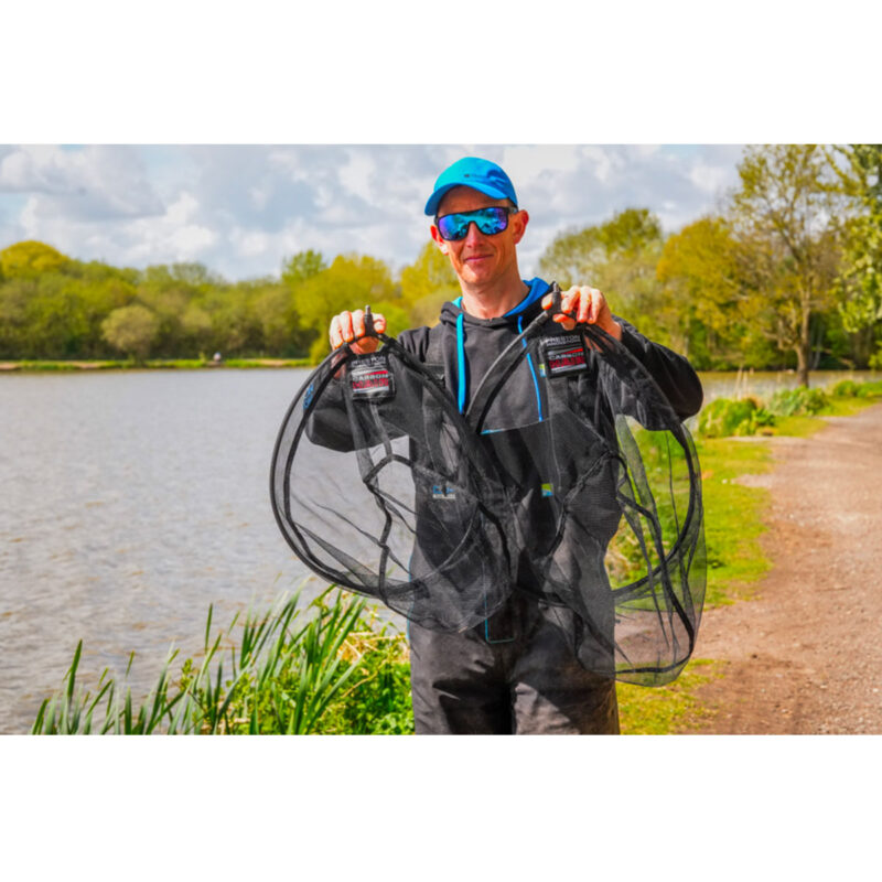 TESTA DI GUADINO - PRESTON - CARBON AIR MESH LANDING NET 18" - immagine 3