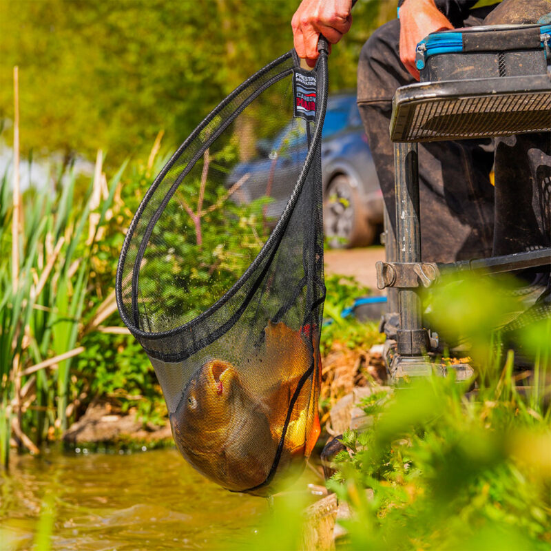 TESTA DI GUADINO - PRESTON - CARBON AIR MESH LANDING NET 18" - immagine 4