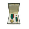 COFANETTO - SET ONOREFICENZE MEDAGLIE + SPILLA PLASTIFICATA CAVALIERE DELLA REPUBBLICA
