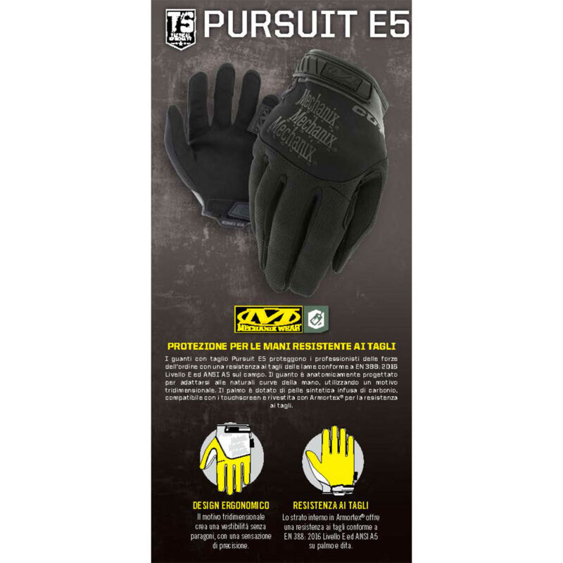 MECHANIX WEAR - PURSUIT D5 CUT RESISTANT Covert - immagine 3