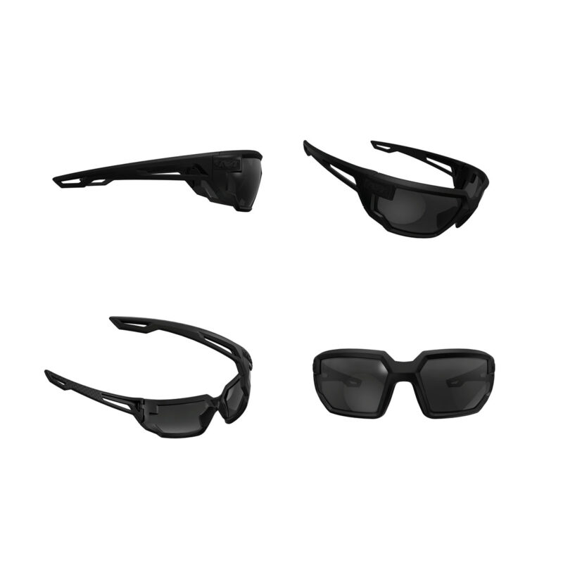 MECHANIX WEAR - VISION OCCHIALI BALISTICI TYPE-X MONTATURA NERA LENTE FUMO - immagine 4
