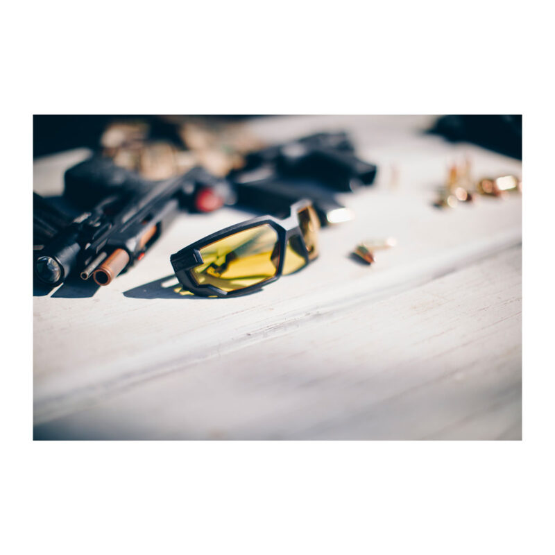 MECHANIX WEAR - VISION OCCHIALI BALISTICI TYPE-X MONTATURA NERA LENTE GIALLA - immagine 5