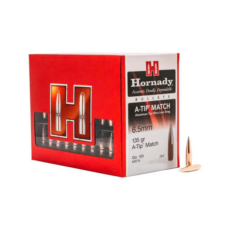 PALLE DA RICARICA - HORNADY - 6.5mm .264 135 gr A‑Tip® Match