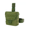 CONDOR USA - MA38 GIBERNA COSCIALE MILITARE MOLLE Verde (Leg Drop Dump Pouch)