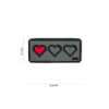 PATCH - TOPPA 3D IN PVC ULTIMA VITA grigia #14017