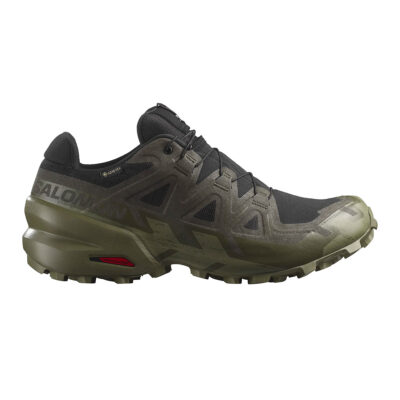 SALOMON - UOMO - SPEEDCROSS 6 GTX Black / Peat / Deep Lichen Green