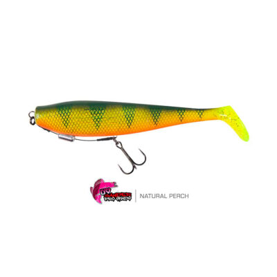 FOX RAGE - ULTRA UV ZANDER PRO SHADS | LOADED SOFTBAITS | 18cm 7" 53g | Natural Perch