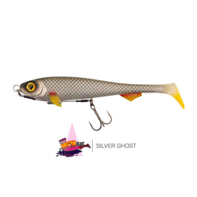 FOX RAGE - ULTRA UV SUPER SLICK | LOADED SOFTBAITS | 18cm 7" 49g | Silver Ghost