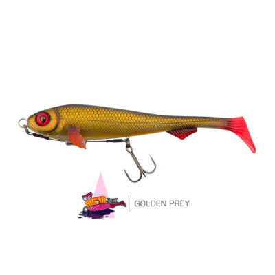 FOX RAGE - ULTRA UV SUPER SLICK | LOADED SOFTBAITS | 18cm 7" 49g | Golden Prey