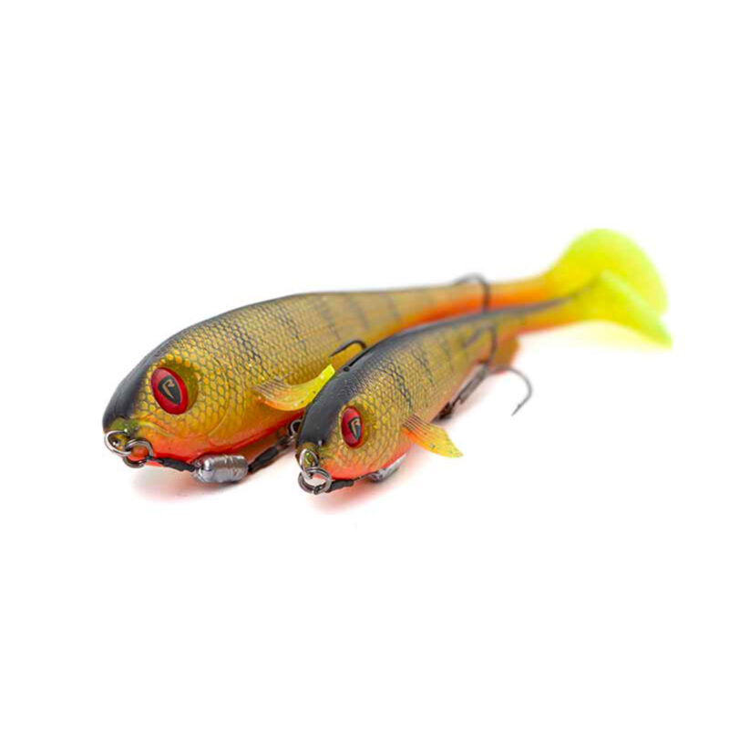 FOX RAGE - ULTRA UV | SUPER SLICK SHAD | LOADED SOFTBAITS | 23cm 9" 97g | Natural Perch - immagine 2