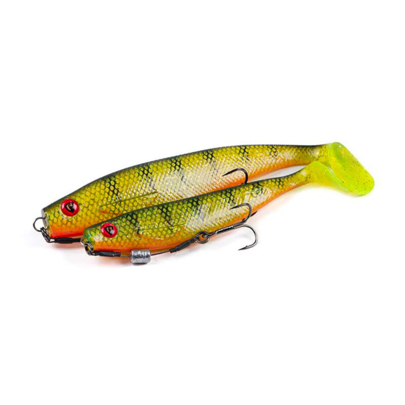 FOX RAGE - ULTRA UV PRO SHAD | LOADED SOFTBAITS | 14cm 5.5" 24g | Natural Perch - immagine 2