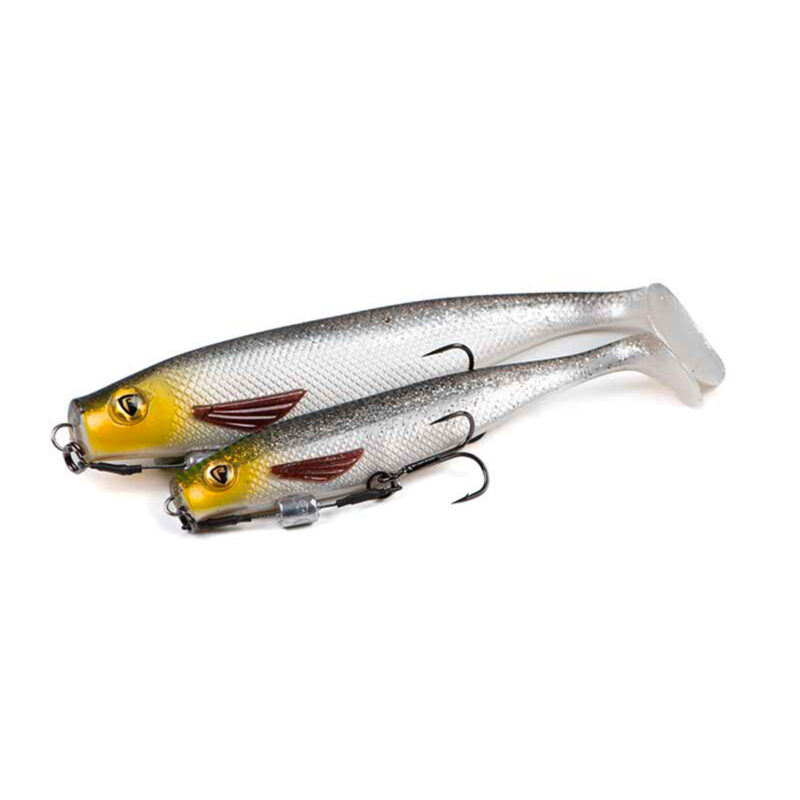 FOX RAGE - ULTRA UV PRO SHAD | LOADED SOFTBAITS | 14cm 5.5" 24g | Silver Halo - immagine 2