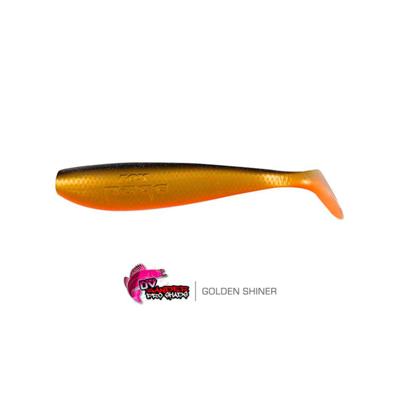 FOX RAGE - ULTRA UV ZANDER PRO SHADS 16cm 6.3" | Golden Shiner