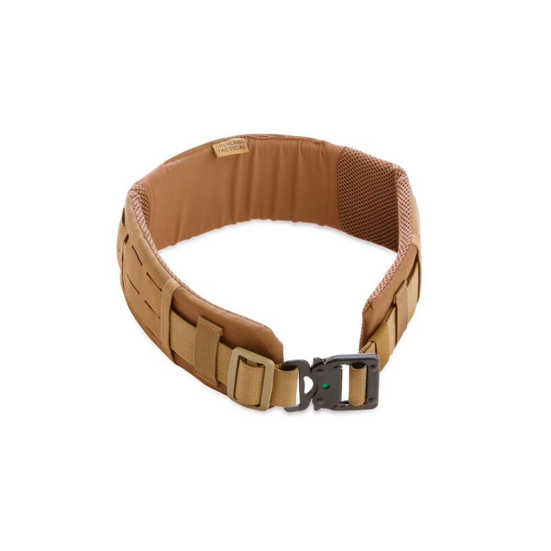 OPENLAND TACTICAL - CINTURONE TATTICO LASERCUT CHIUSURA COBRA Coyote Tan