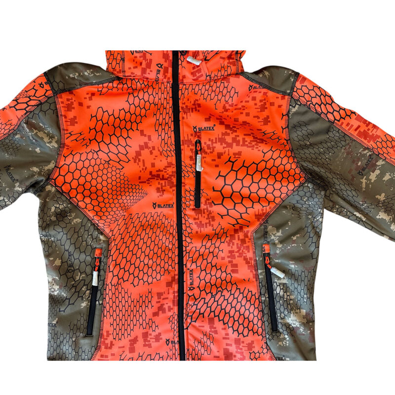 GIACCA - BLATEX - TRE STRATI ORANGE/GREEN DIGITAL FOREST - immagine 2