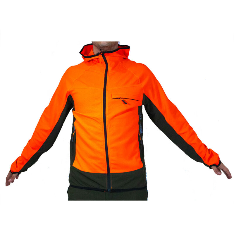 BLATEX - GIACCA IBRIDA ELAST VERDE/ARANCIO
