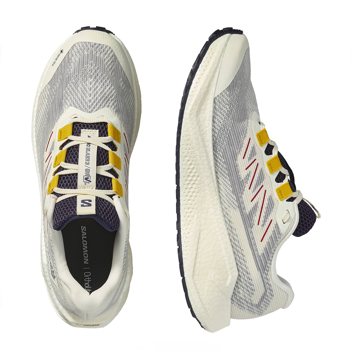 SALOMON - UOMO - AERO BLAZE 3 GRVL GTX Vanilla Ice / Astral Aura / Lemon - immagine 2