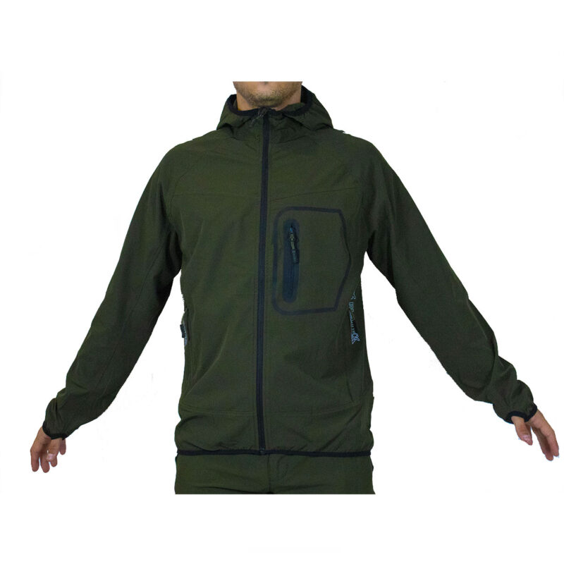 BLATEX - GIACCA STRETCH VERDE