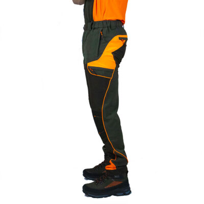 Alternative view of PANTALONE - BLATEX - ELASTICIZZATO VERDE/ARANCIO FLUO