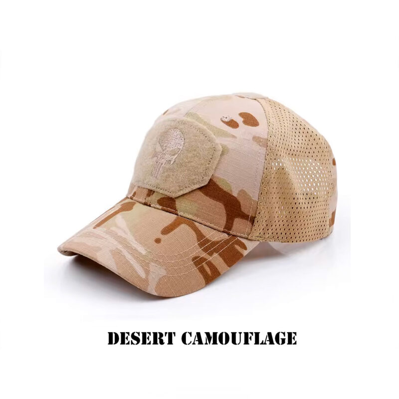 CAPPELLO PUNISHER RICAMATO SU VELCRO - immagine 6