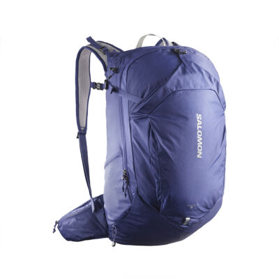 ZAINO - SALOMON - TRAILBLAZER 30 Mazarine Blue / GHOST GRAY 16-4703 TCX
