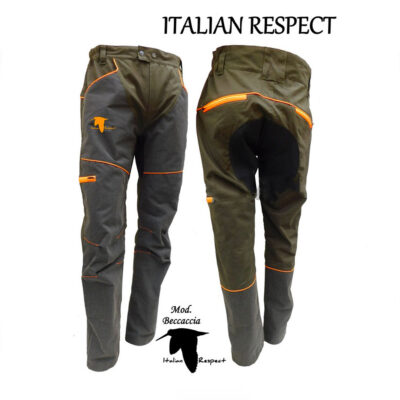 PANTALONE - SAG NATURE - ITALIAN RESPECT IN COTONE CON FIBRA ELASTICA E RIPORTO IN KEVLAR SULLE GAMBE (BECCACCIA)