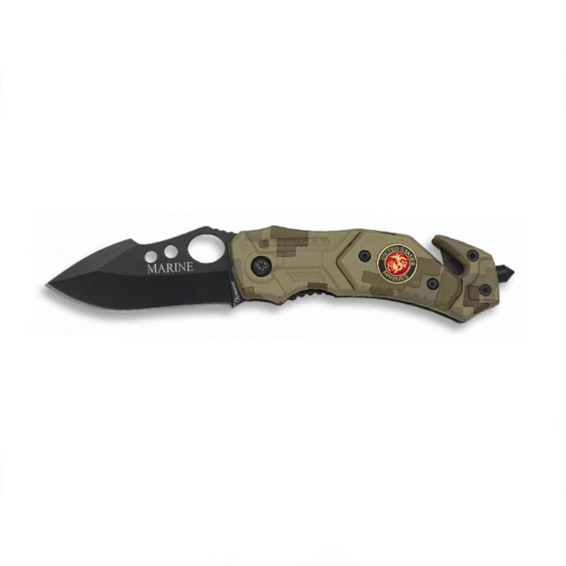 ALBAINOX - COLTELLO CHIUDIBILE UNITED STATES MARINES CON CLIP