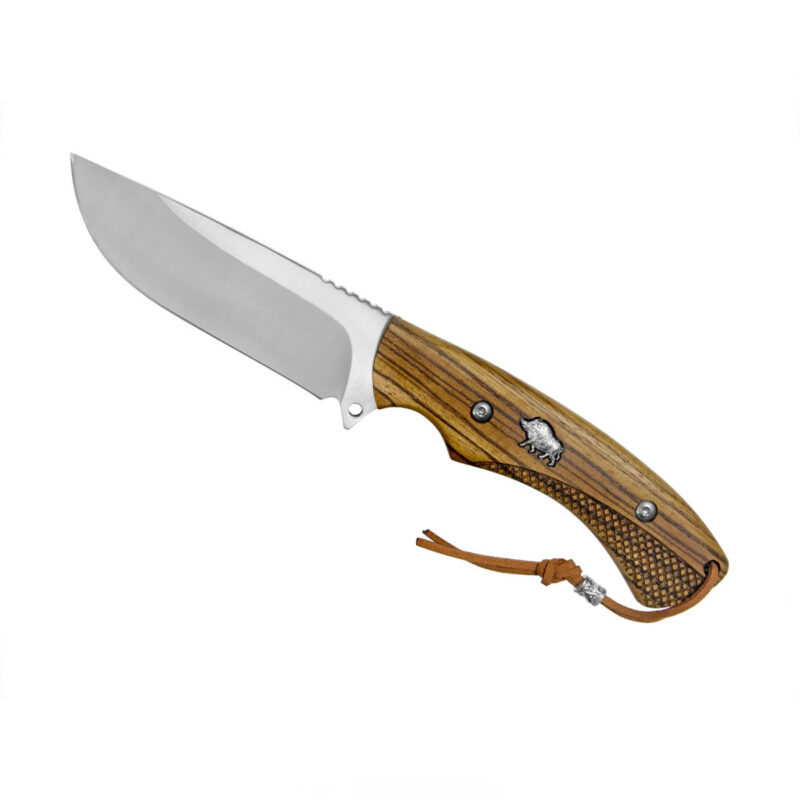 ALBAINOX - COLTELLO CINGHIALE WILD BOAR HUNTING KNIFE LEATHER SHEATH (Copia)