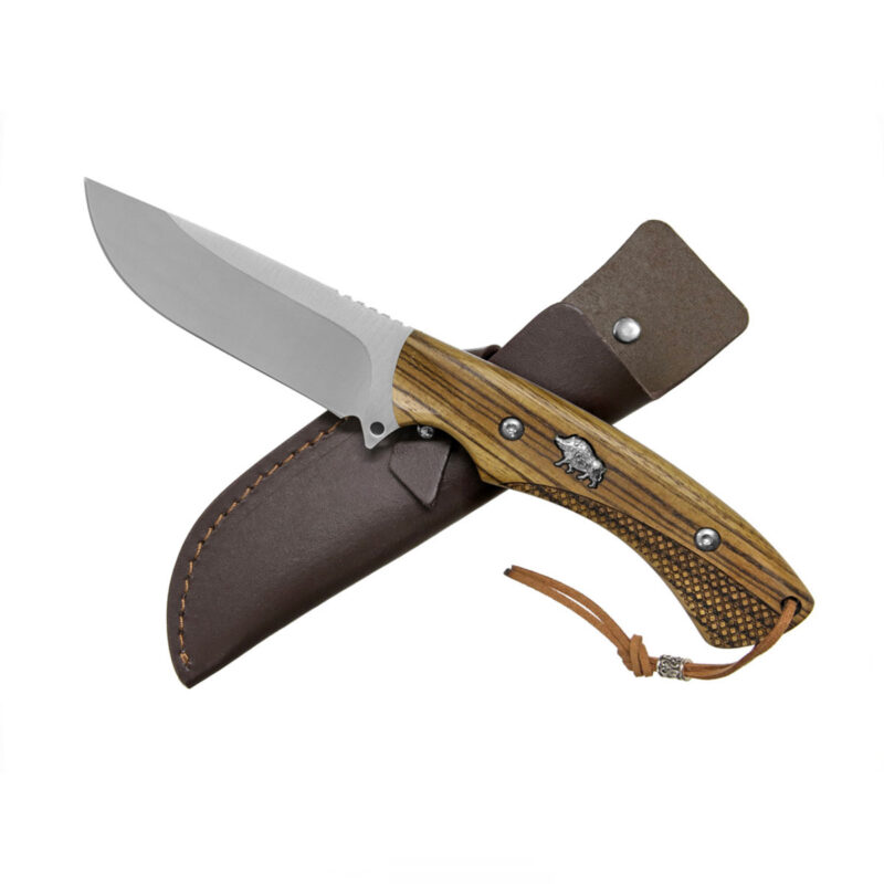 ALBAINOX - COLTELLO CINGHIALE WILD BOAR HUNTING KNIFE LEATHER SHEATH (Copia) - immagine 5