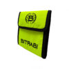 BITRABI - PORTA LICENZA DA CACCIA MULTITASCA CON PORTA PENNA (GIALLO FLUO)