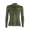 MAGLIA - BITRABI - WINTER URSUS | LUPEZZO ZIP | MANICA LUNGA | Verde Militare