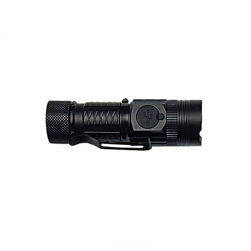 TORCIA - BHD-93 TORCIA LED NERA RICARICABILE HAWK-S 600 LUMEN - immagine 2