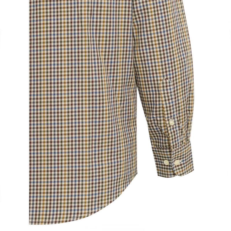 CAMICIA - BERETTA - BRYGGEN SHIRT Apricot & Bordeaux Check - immagine 3