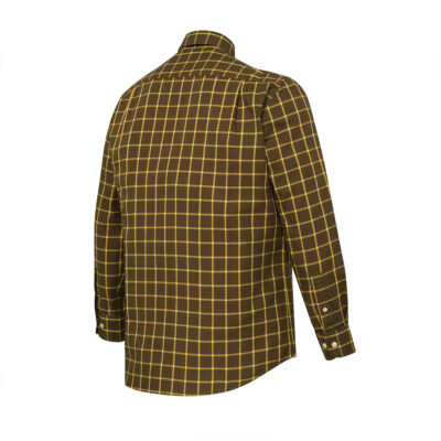 Alternative view of CAMICIA - BERETTA - BRYGGEN SHIRT Brown And Yellow Check