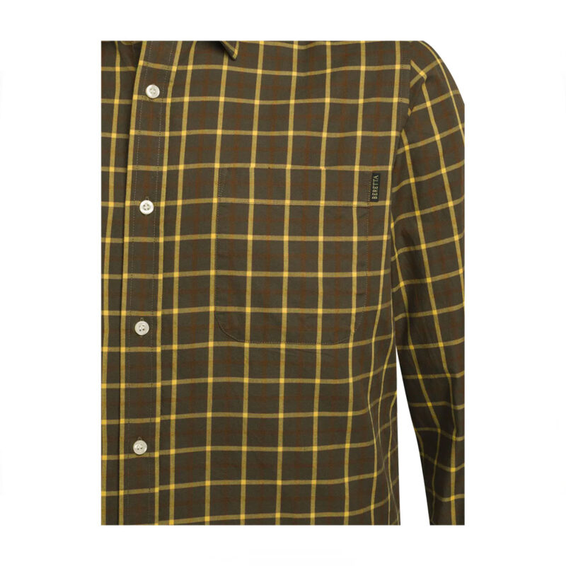 CAMICIA - BERETTA - BRYGGEN SHIRT Brown And Yellow Check - immagine 3