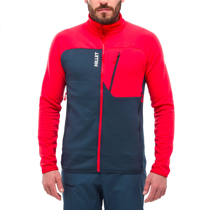PILE - UOMO - MILLET - SENECA FL JKT M Rouge/Saphir - immagine 3