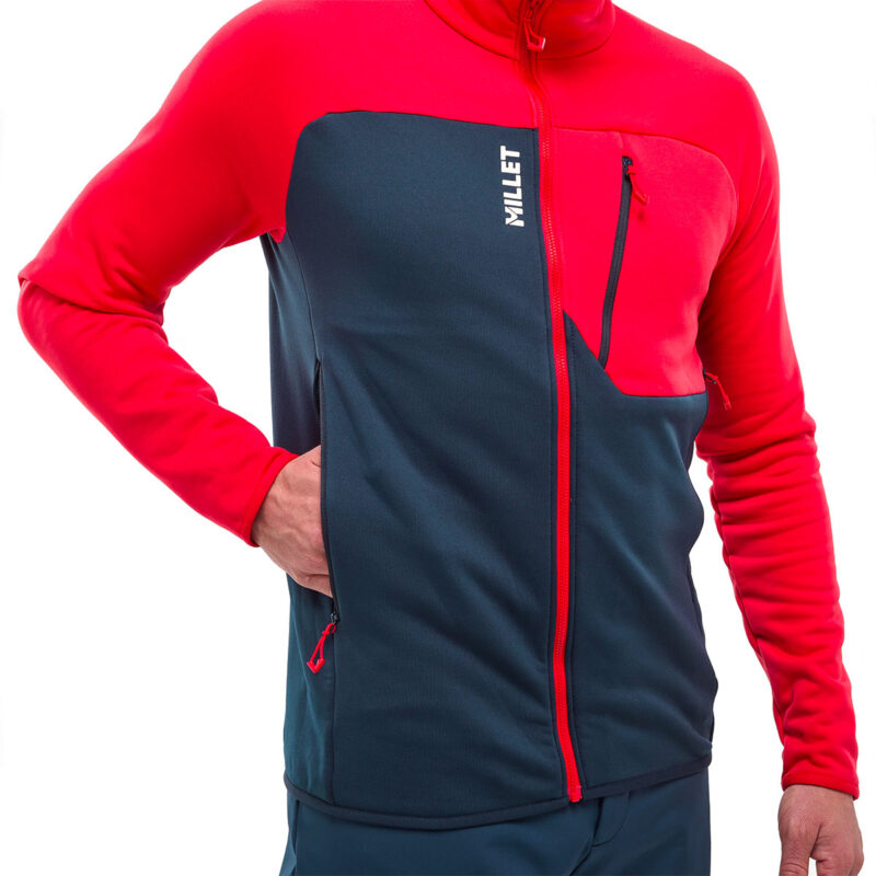 PILE - UOMO - MILLET - SENECA FL JKT M Rouge/Saphir - immagine 6