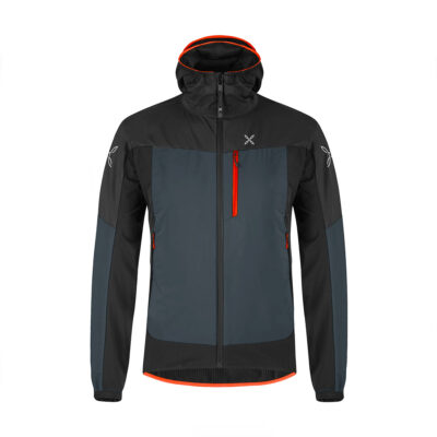 GIACCA - MONTURA - AIR ACTION HYBRID JACKET Piombo/Arancio Brillante