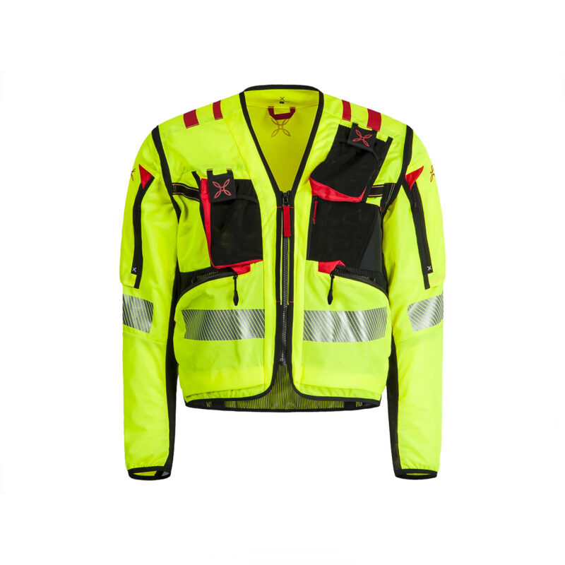 MONTURA - OPERATOR CONVERT JACKET | GIALLO FLUO/ROSSO