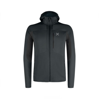 MAGLIA/PILE - MONTURA - SMOOTH 2 HOODED Black