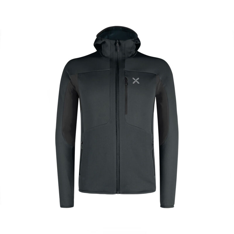 MAGLIA/PILE - MONTURA - SMOOTH 2 HOODED Black
