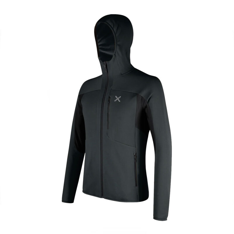 MAGLIA/PILE - MONTURA - SMOOTH 2 HOODED Black - immagine 3