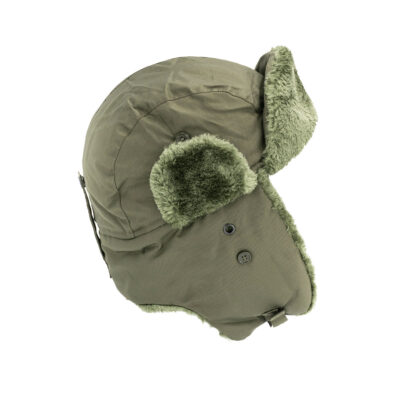 Alternative view of OPENLAND TACTICAL - BERRETTO PER CLIMI RIGIDI CON PELLICCIA OD Green