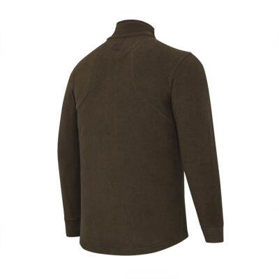 Alternative view of PILE - BERETTA - HP LOGO HALF ZIP Brown Bark