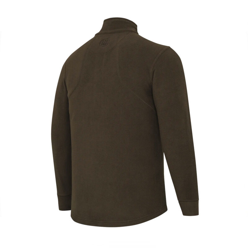 PILE - BERETTA - HP LOGO HALF ZIP Brown Bark - immagine 2