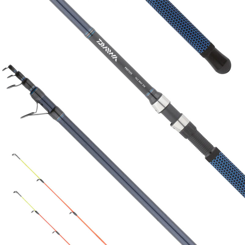 DAIWA - 25 PROTEUS TELE BOAT 4m | 5 + 2 Tips | 134cm | 150-300g