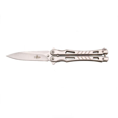 COLTELLO A FARFALLA - THIRD - BUTTERFLY LAMA ACCIAIO INOX 420 10,2cm