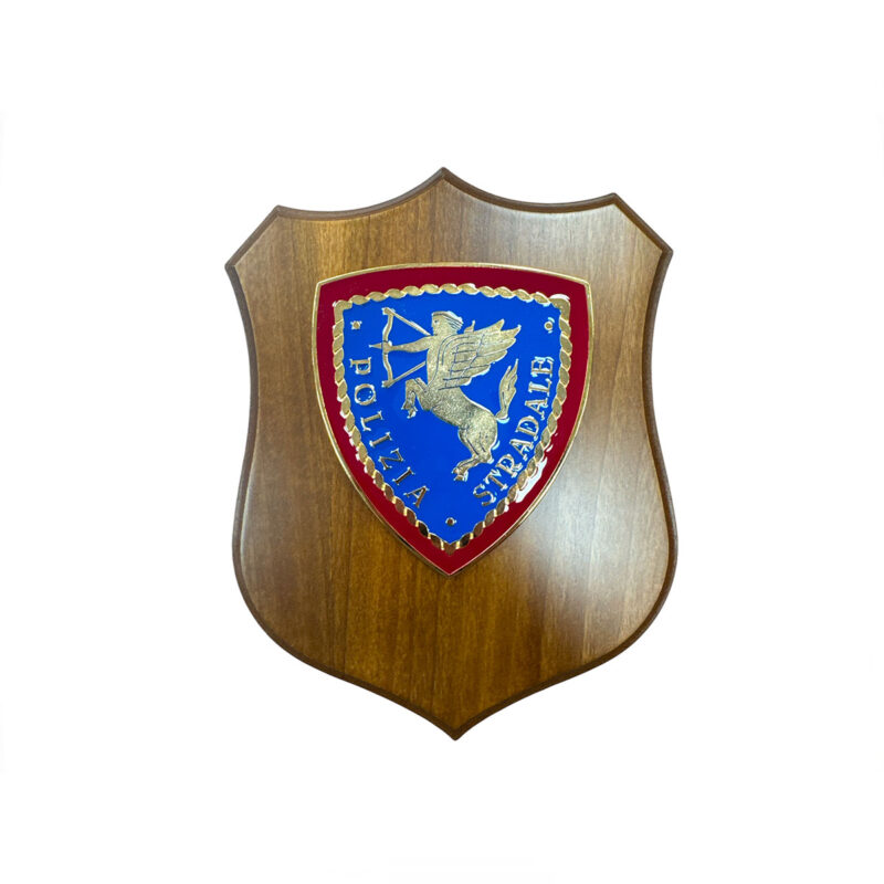 CREST - POLIZIA STRADALE CON SCATOLA